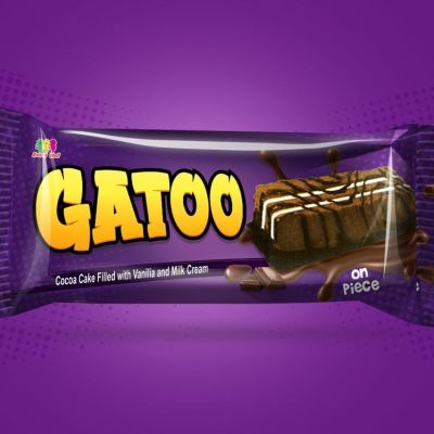 جاتوه كيك شيكولاتة شرايح 24 قطعة