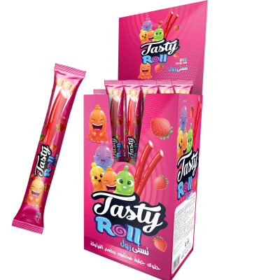 تيستى رول فراوله علبة 24 قطعة
