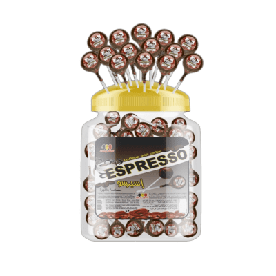 مصاصة اسبرسو برطمان 120 قطعة