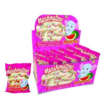 حلوى المارشيملو بطعم البطيخ كيس 12 قطعة