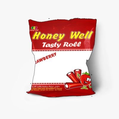 تيستى رول فراوله كيس قطع 30جم 12 قطعة