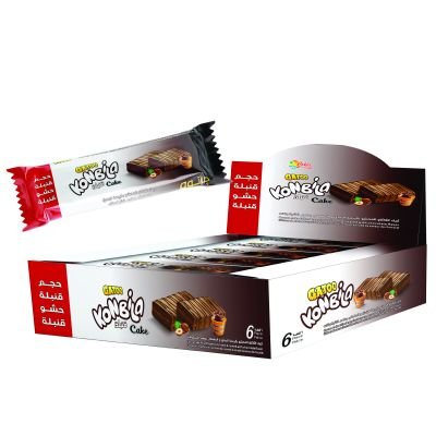 كيك قنبله بالشيكولاته والبندق حجم جامبووووو كبييير 12 قطعة